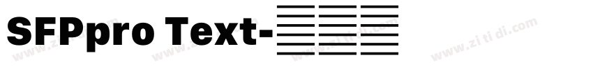 SFPpro Text字体转换
